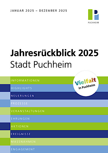 Jahresrückblick 2026 Stadt Puchheim Motiv Titelansicht